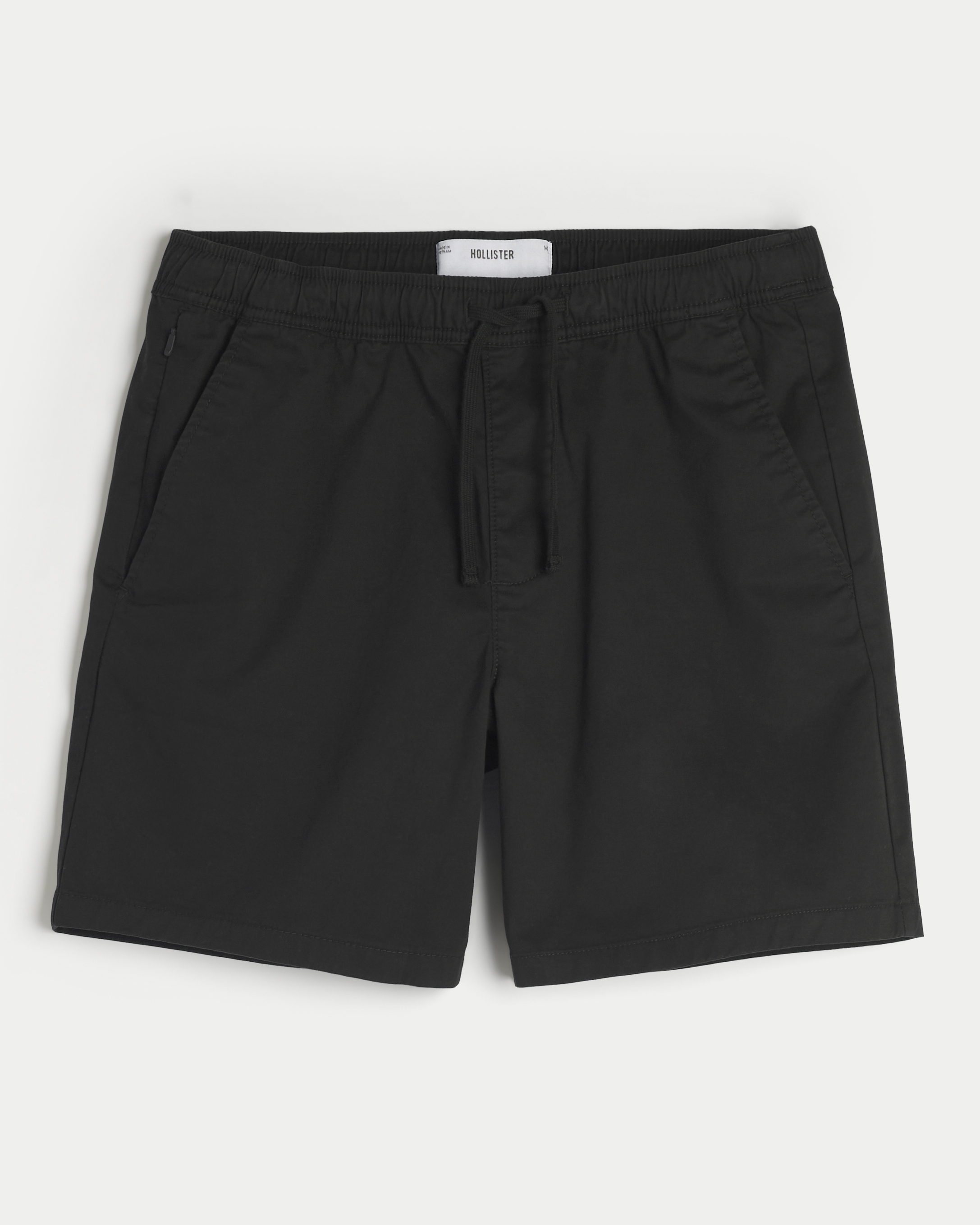 Above-the-Knee Twill Pull-On Shorts