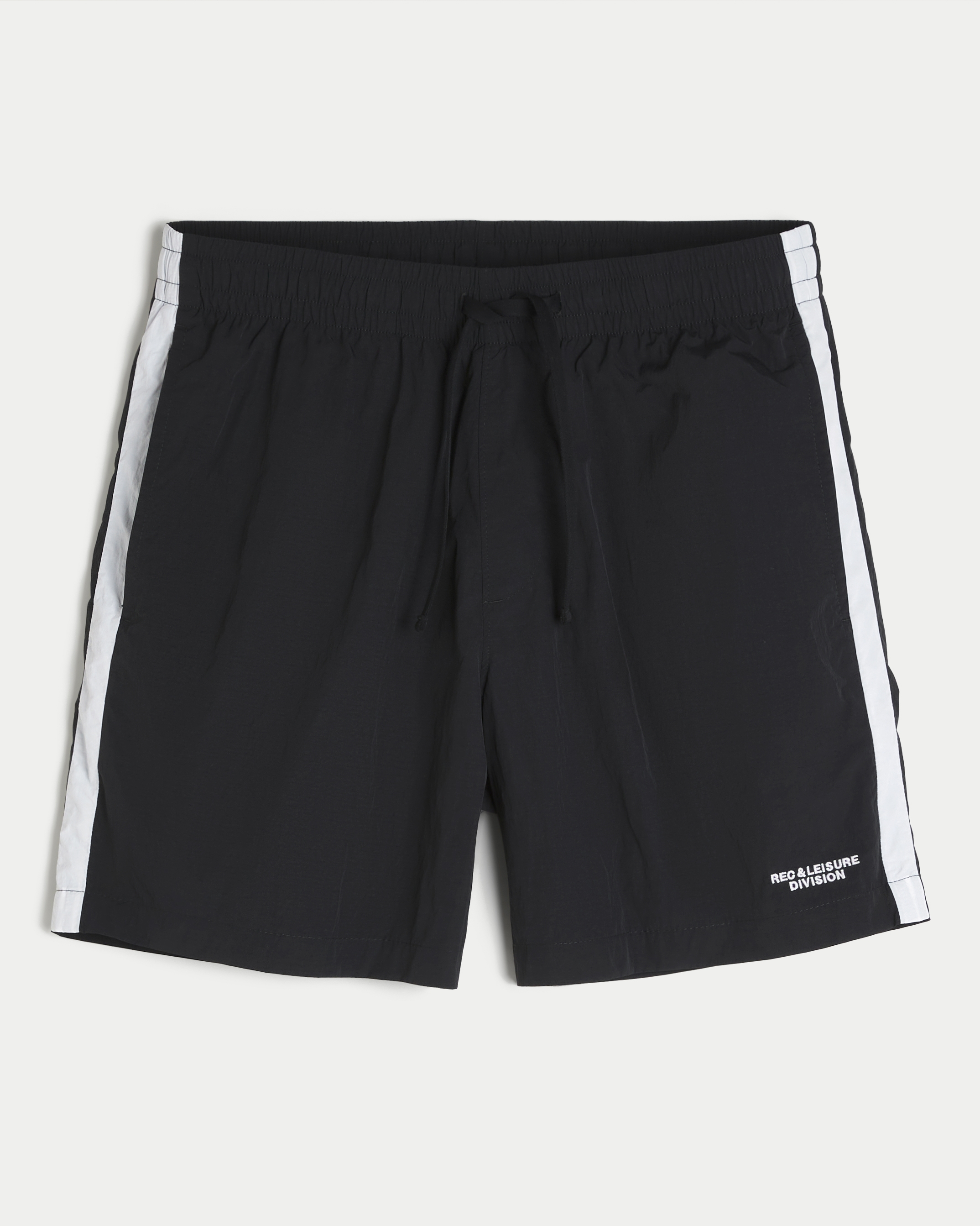 Above-the-Knee Nylon Track Shorts