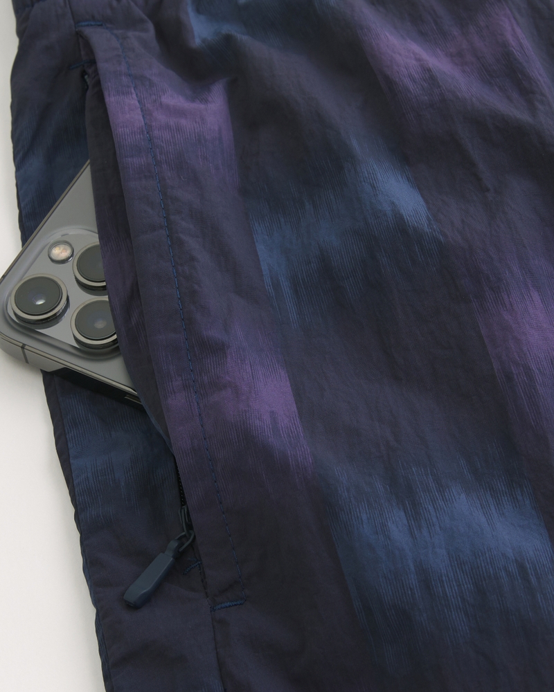 Above-the-Knee Nylon Track Shorts