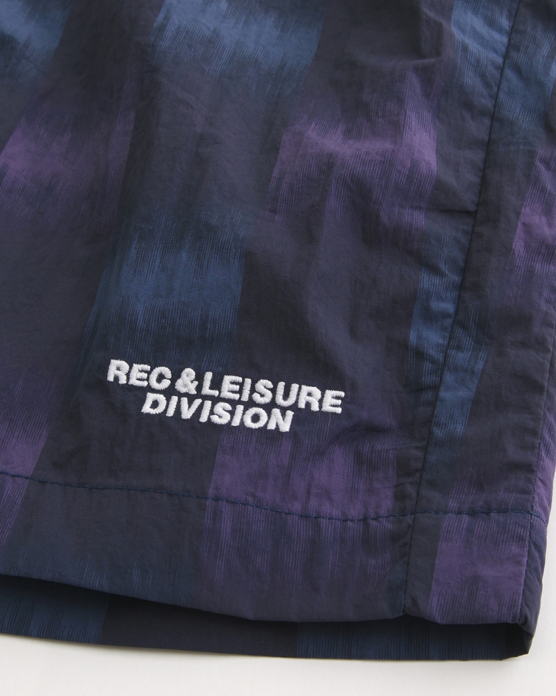 Above-the-Knee Nylon Track Shorts