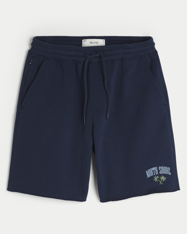 Hollister fleece shorts online