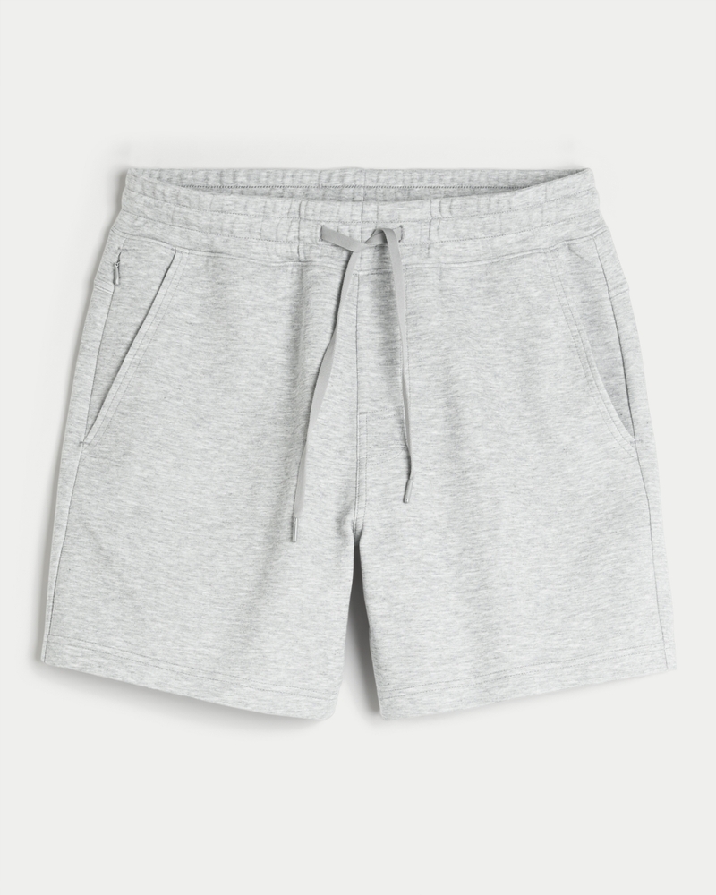 Men s Mid Thigh Loose Cooling Fleece Shorts Men s Bottoms HollisterCo