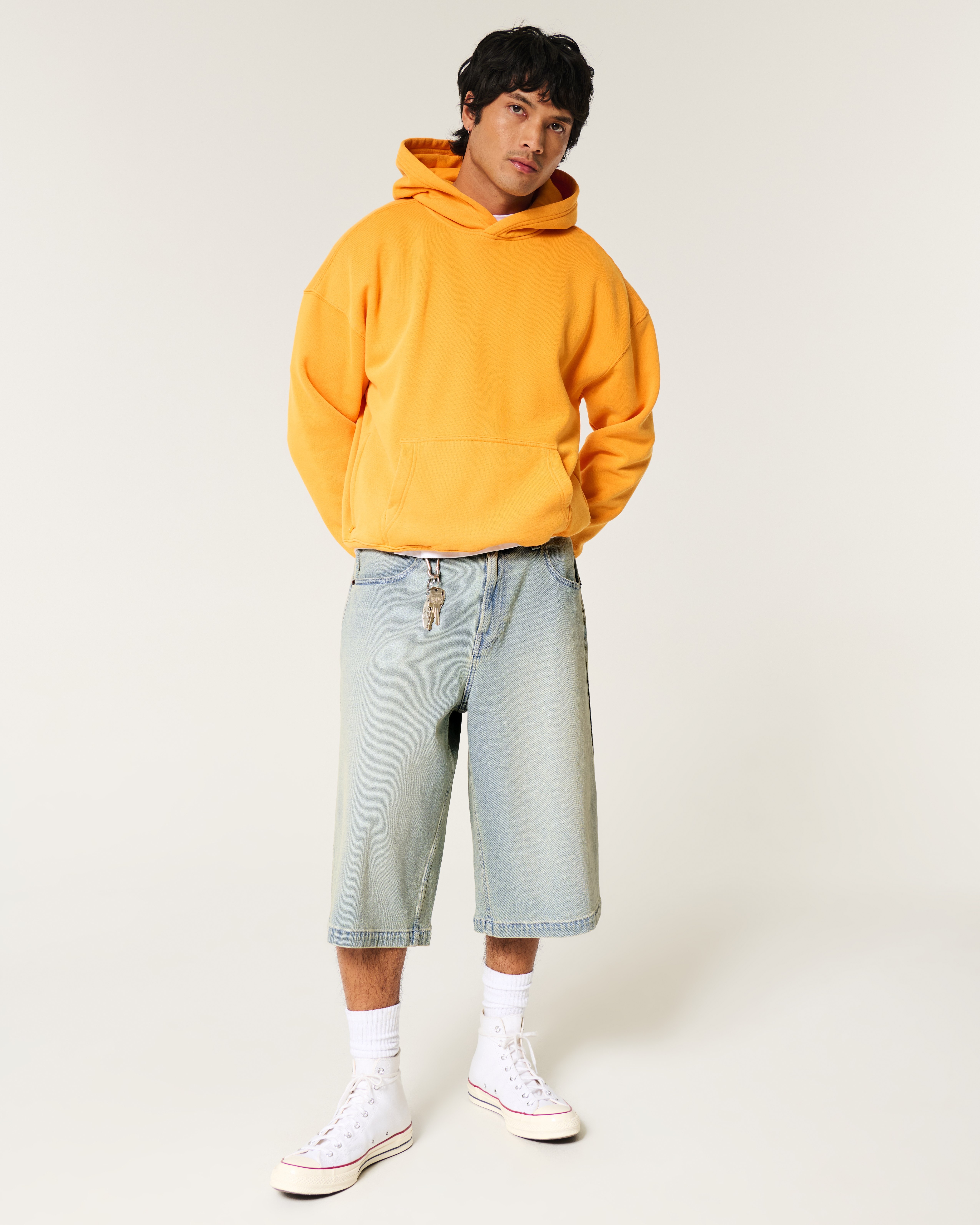 Light Wash Baggy Skater Jeans