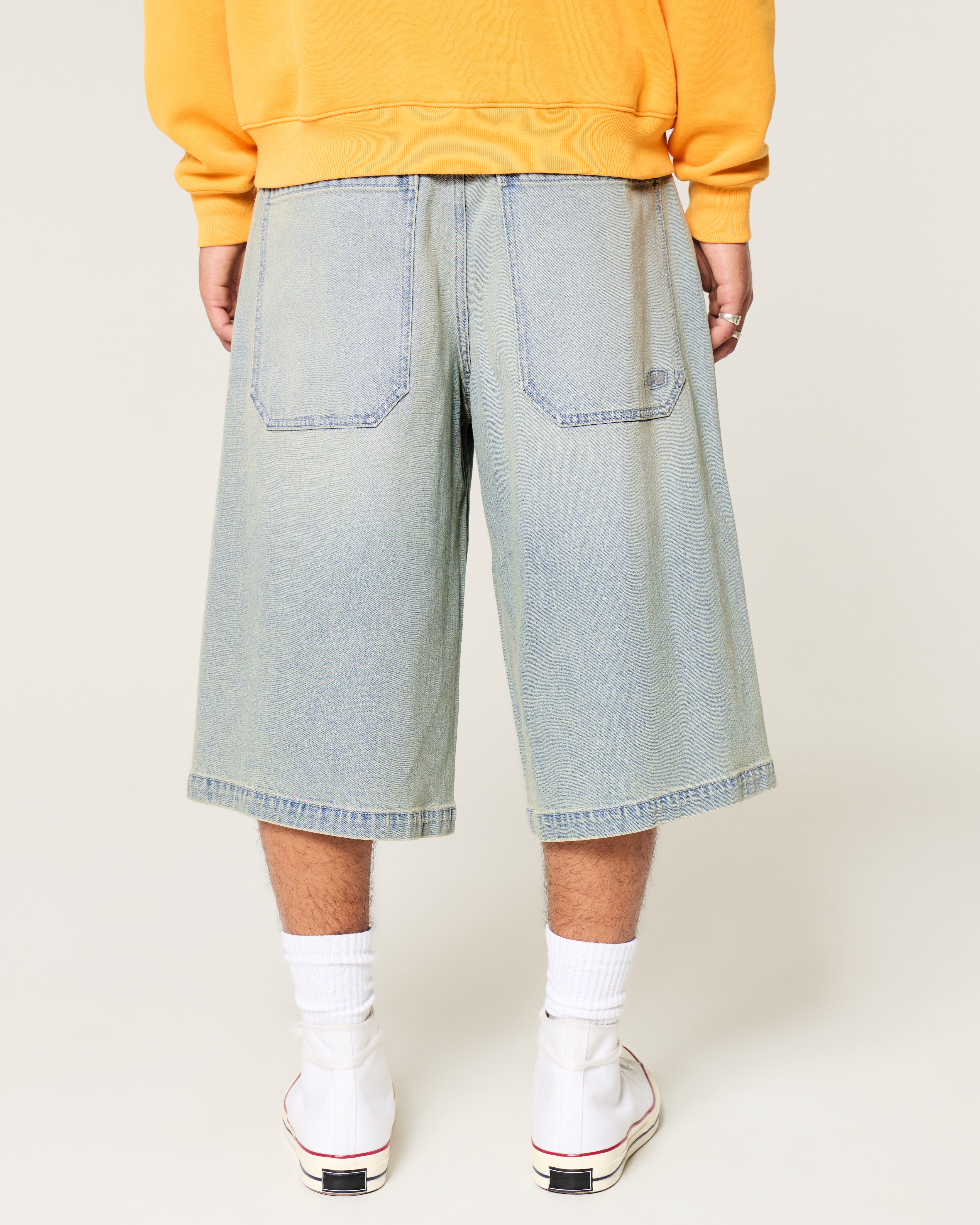 Light Wash Baggy Skater Jeans