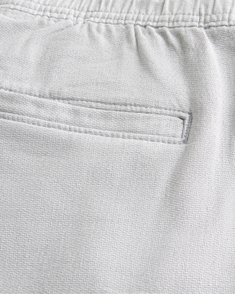 Above-the-Knee Linen-Blend Shorts