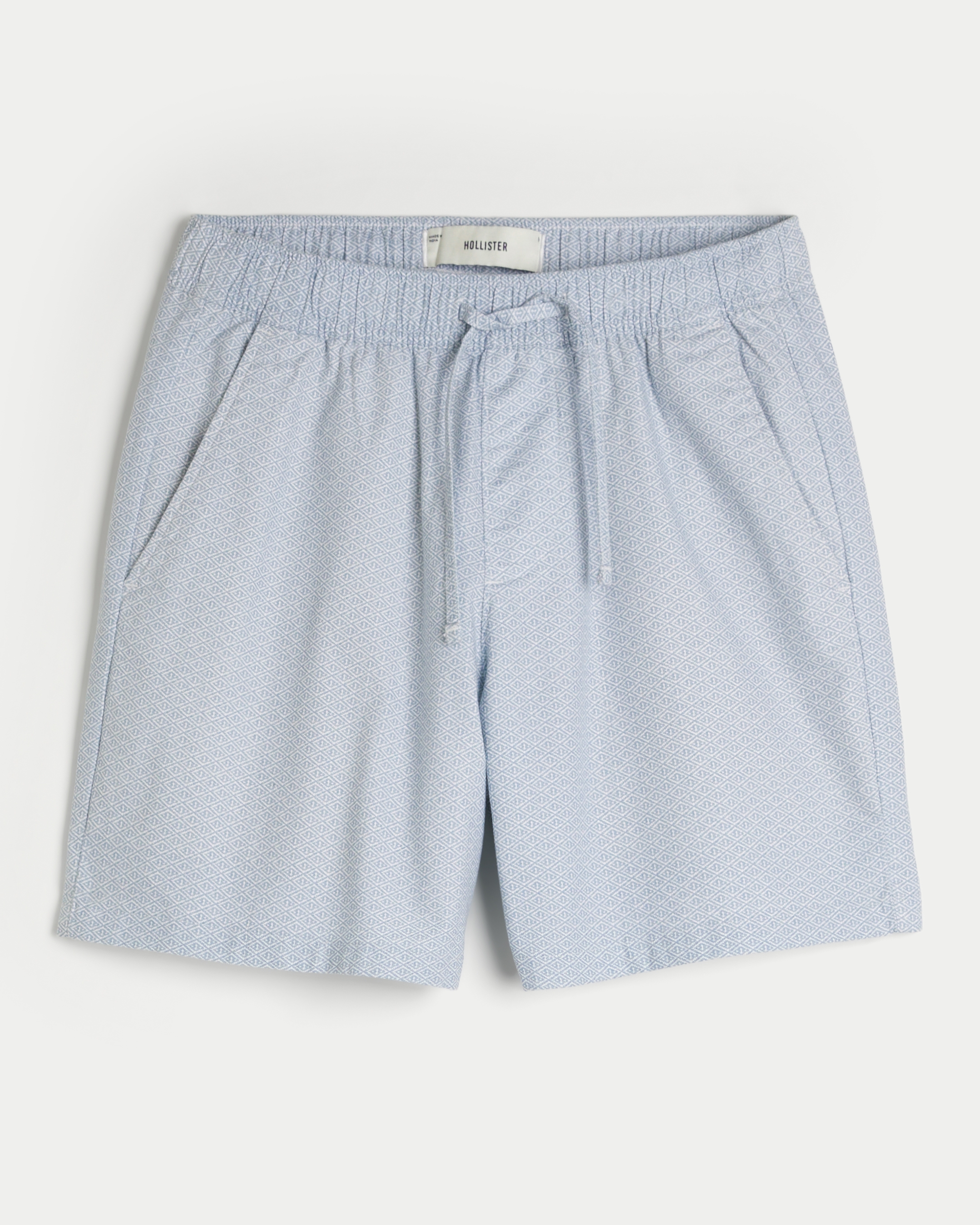 Above-the-Knee Linen-Blend Shorts