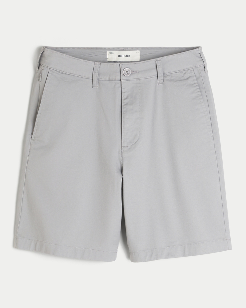 Men s At the Knee Chino Shorts Men s Bottoms HollisterCo