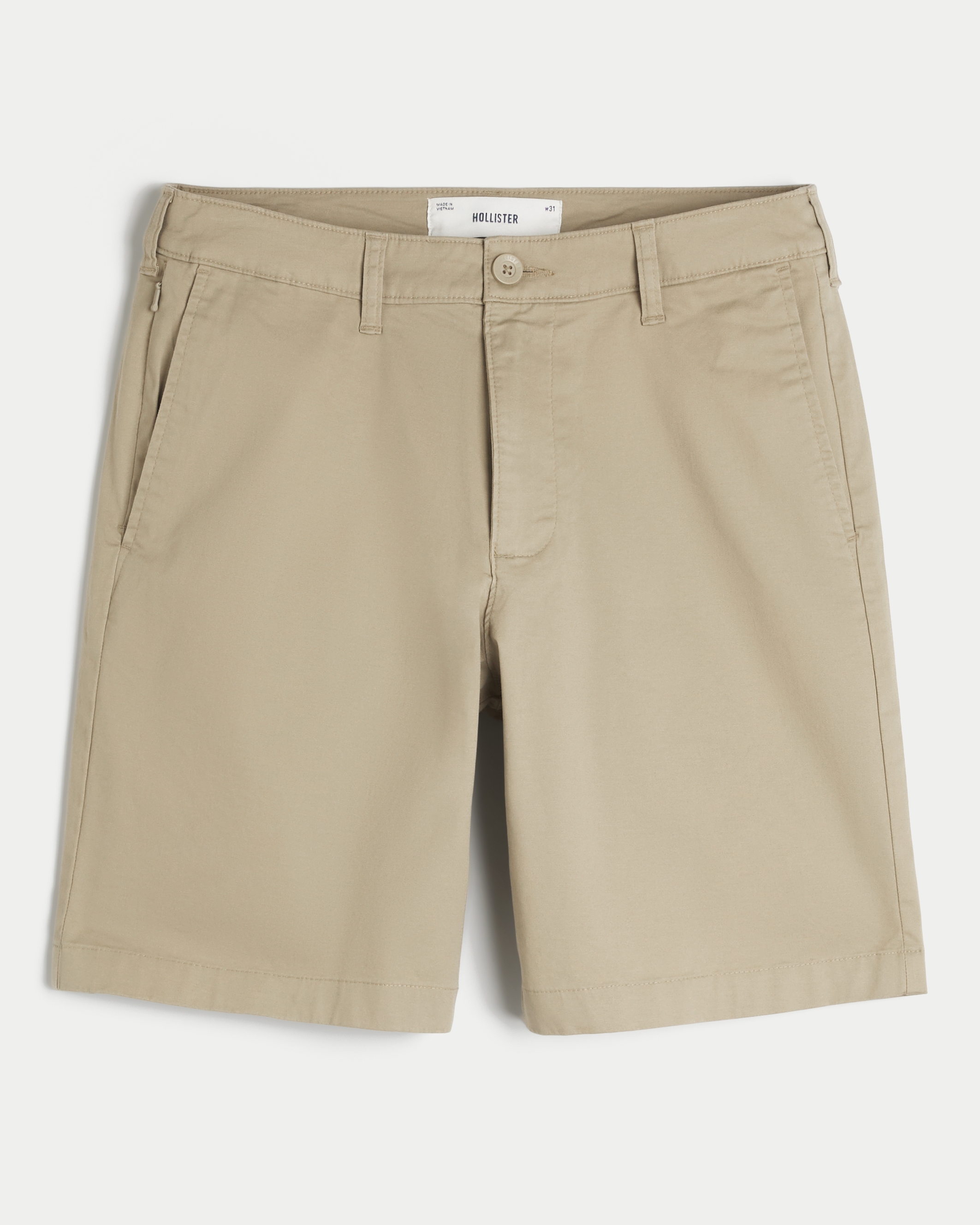 Men's At-the-Knee Chino Shorts | Men's Bottoms | HollisterCo.com