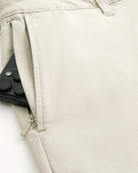 At-the-Knee Twill Shorts