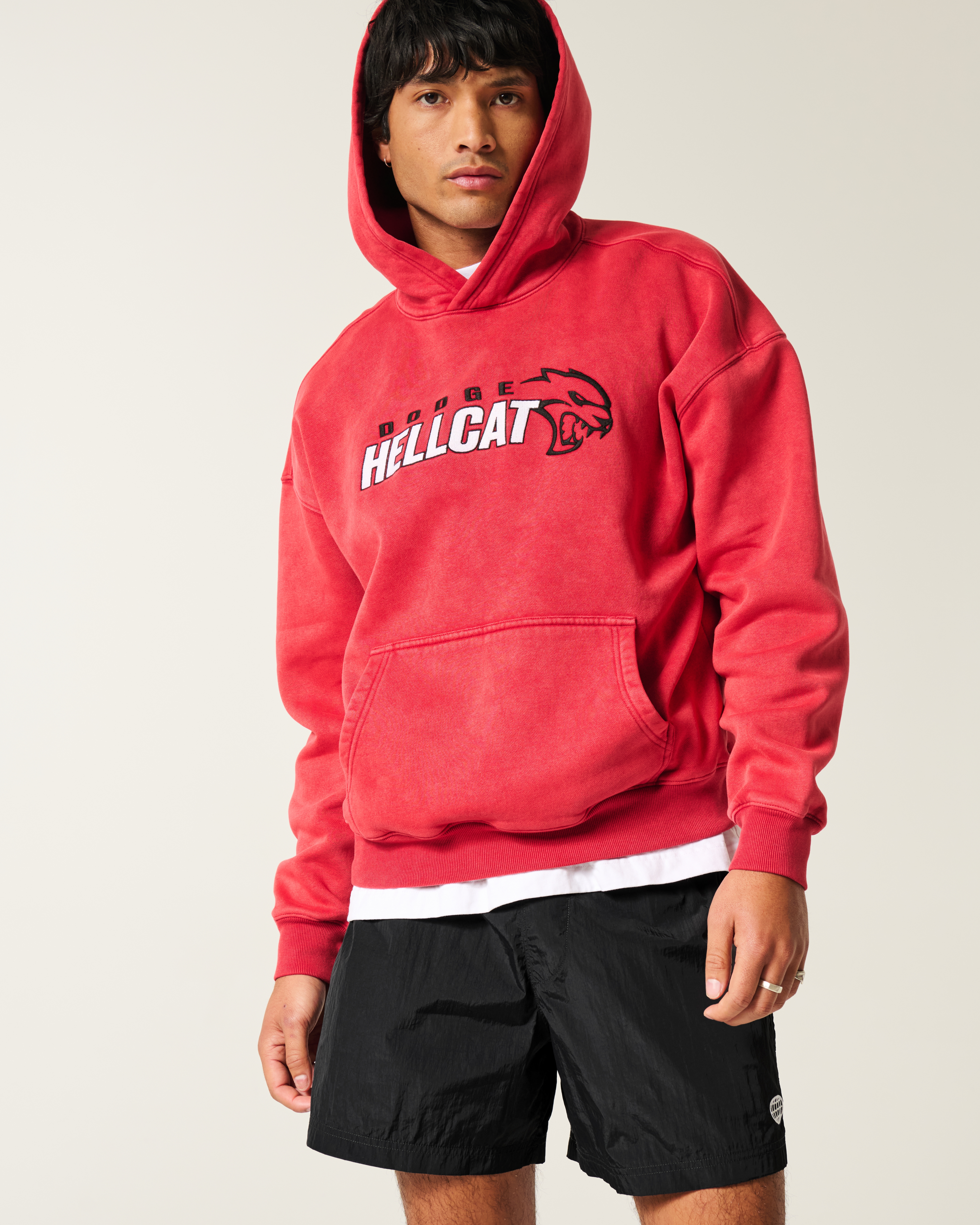 Mid-Thigh Baggy Soccer Shorts