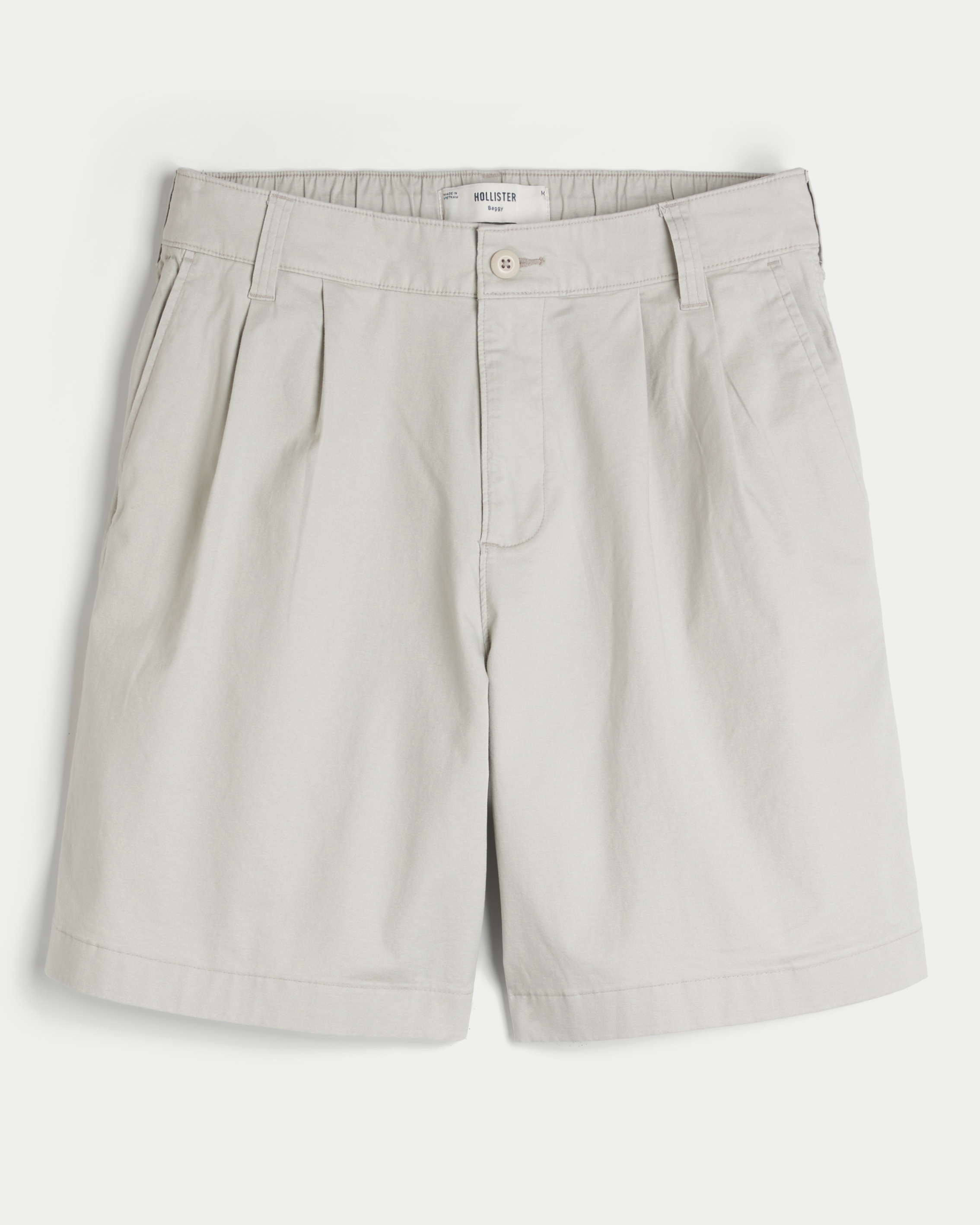 Above-the-Knee Baggy Bermuda Flex Waist Shorts
