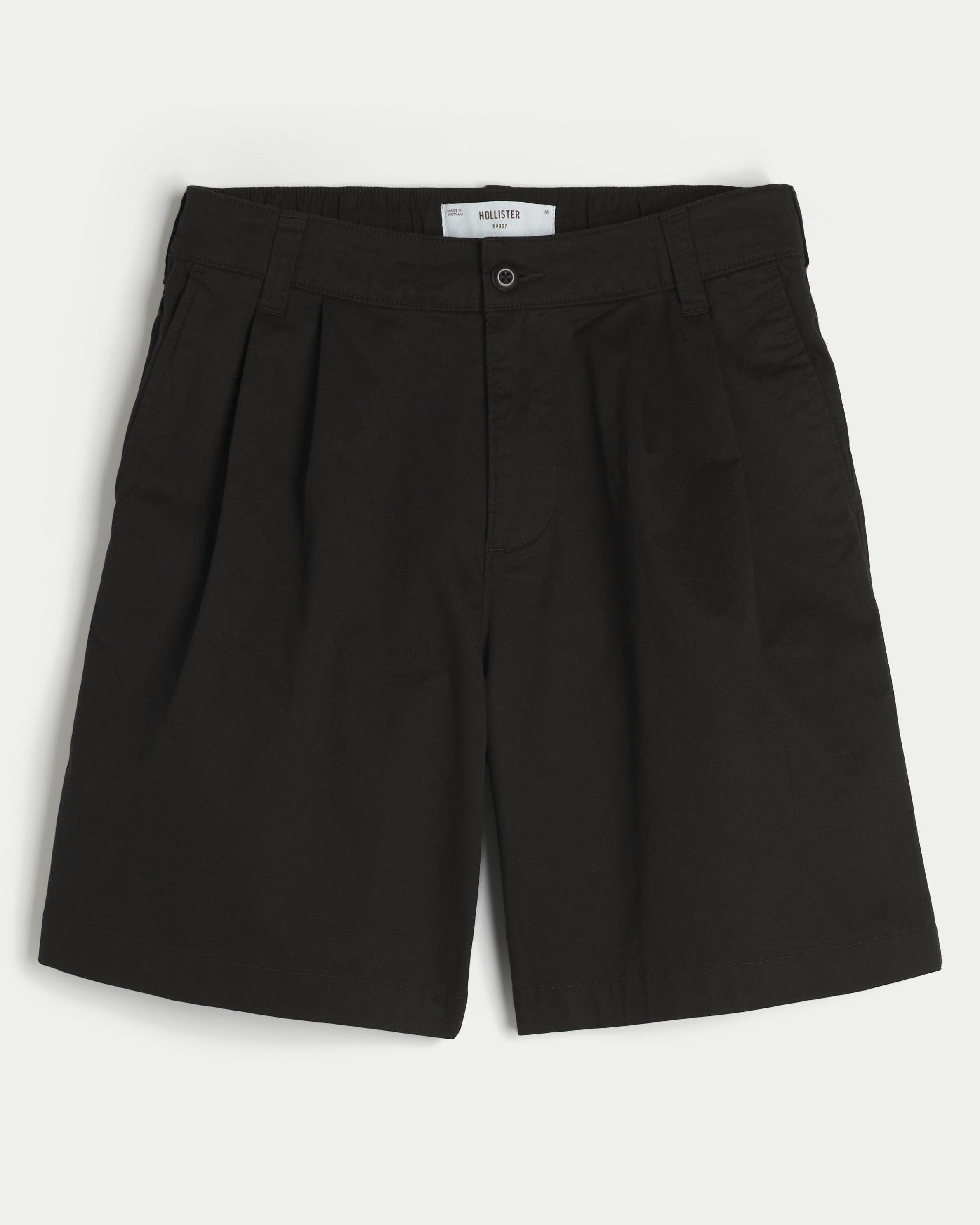 Above-the-Knee Baggy Bermuda Flex Waist Shorts