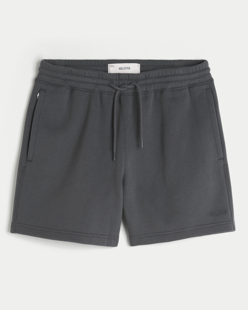 Hollister Feel Good Fleece Mid-Thigh Loose Shorts