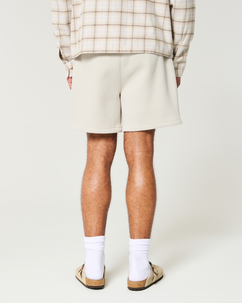 Hollister Feel Good Fleece Mid-Thigh Loose Shorts