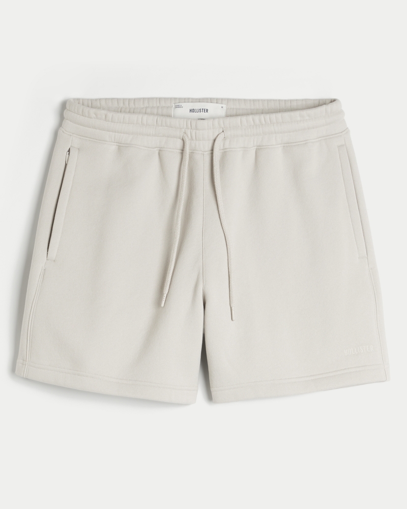 Hollister Feel Good Fleece Mid-Thigh Loose Shorts