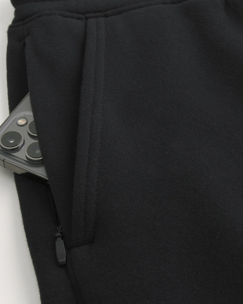 At-the-Knee Baggy Fleece Shorts