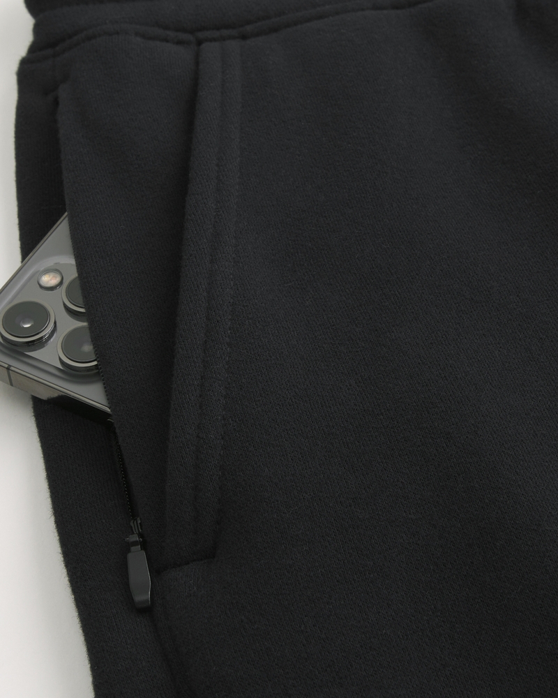 At-the-Knee Baggy Fleece Shorts