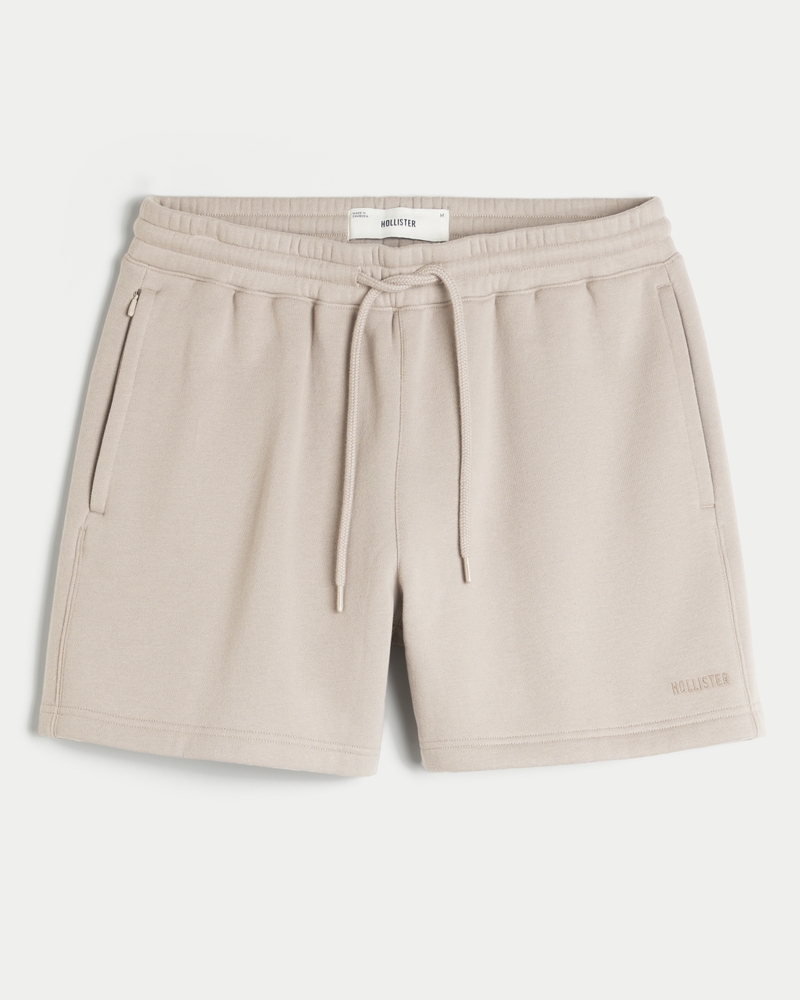Hollister Feel Good Fleece Mid-Thigh Loose Shorts