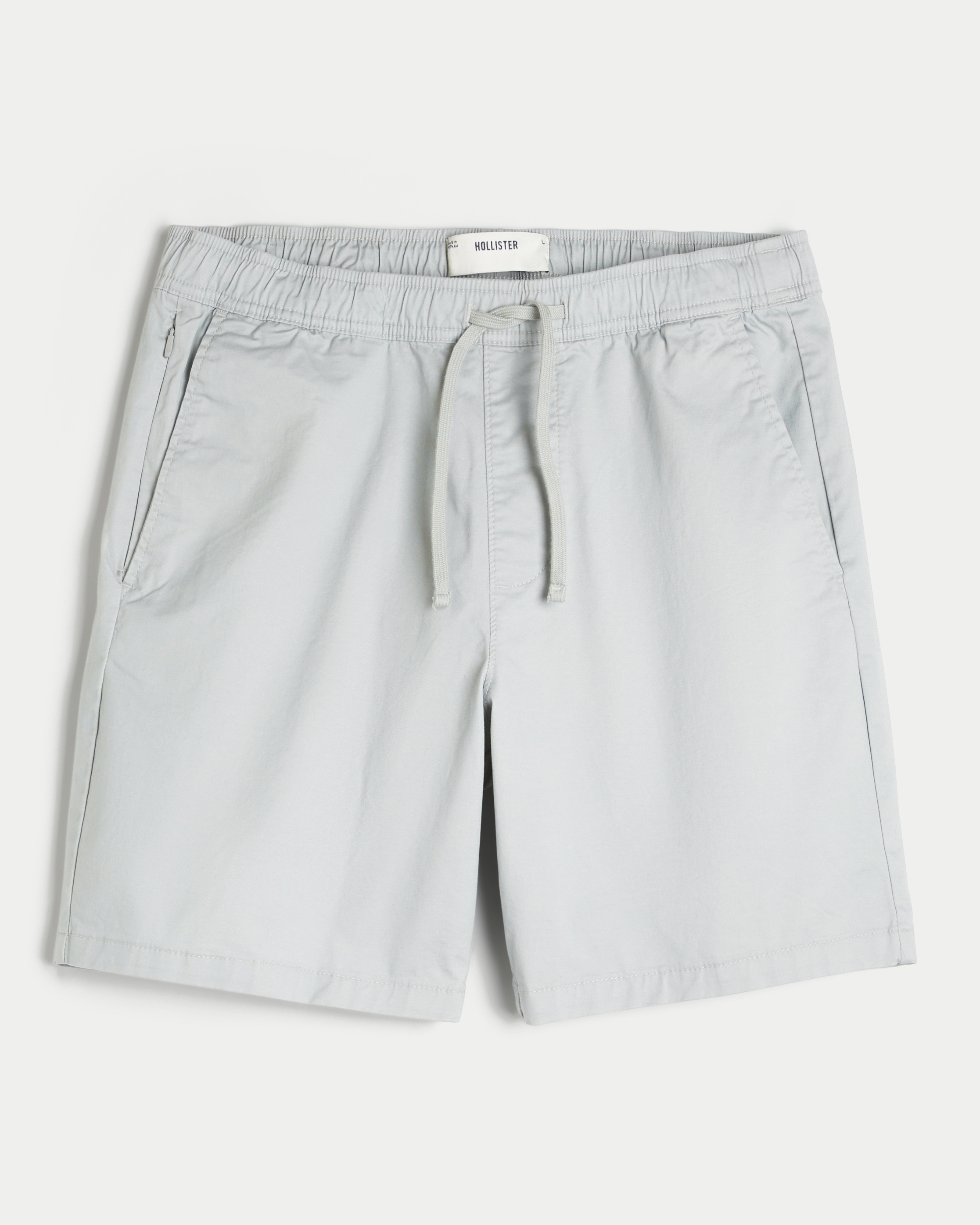 Above-the-Knee Twill Pull-On Shorts