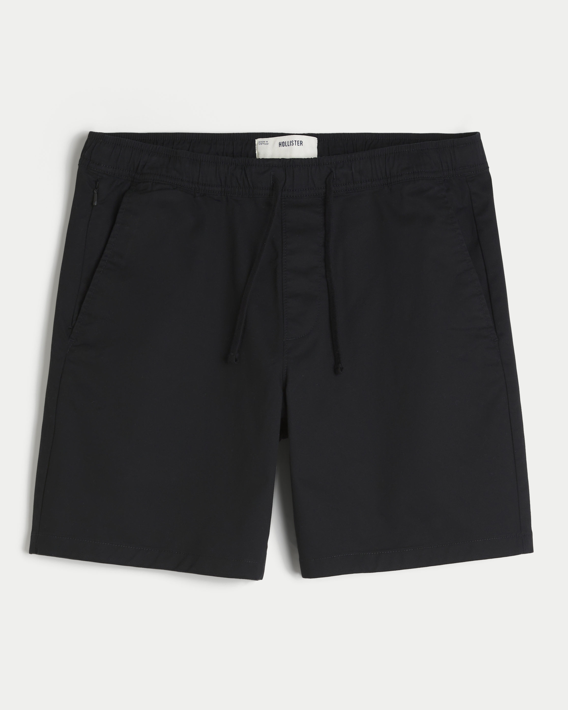 Above-the-Knee Twill Pull-On Shorts