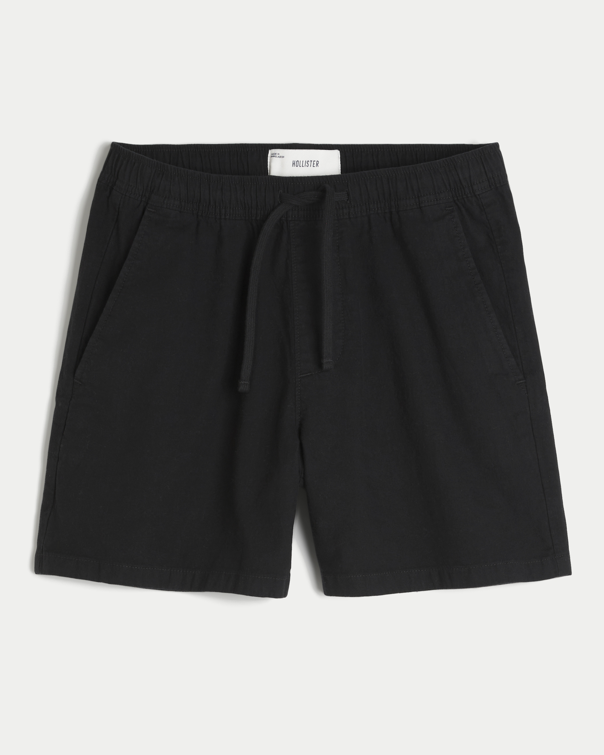 Mid-Thigh Cotton Pull-On Shorts