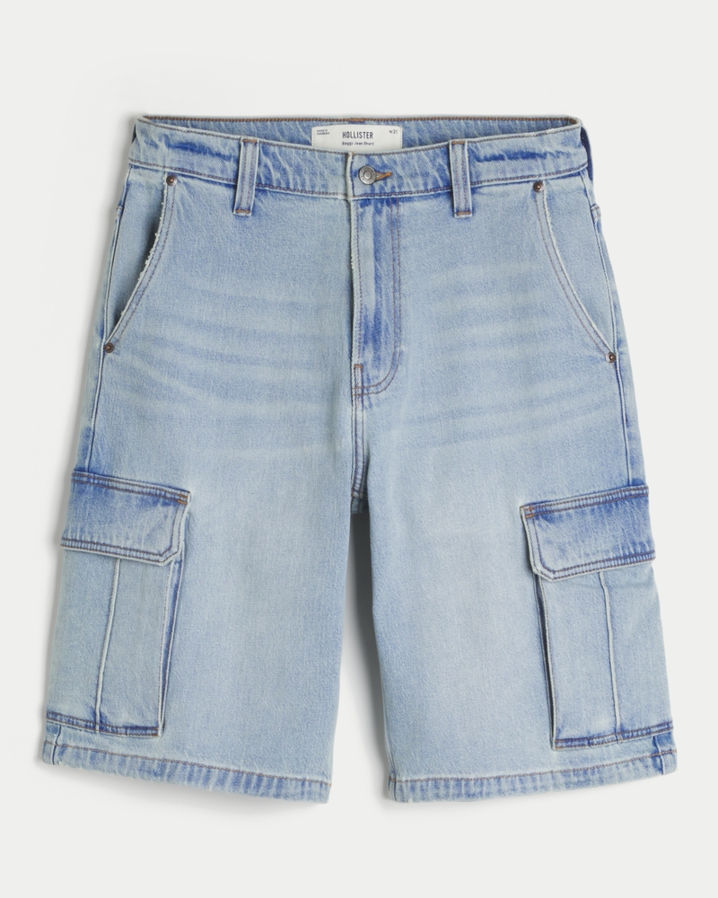 Men's Baggy Denim Cargo Shorts | Men's Clearance
