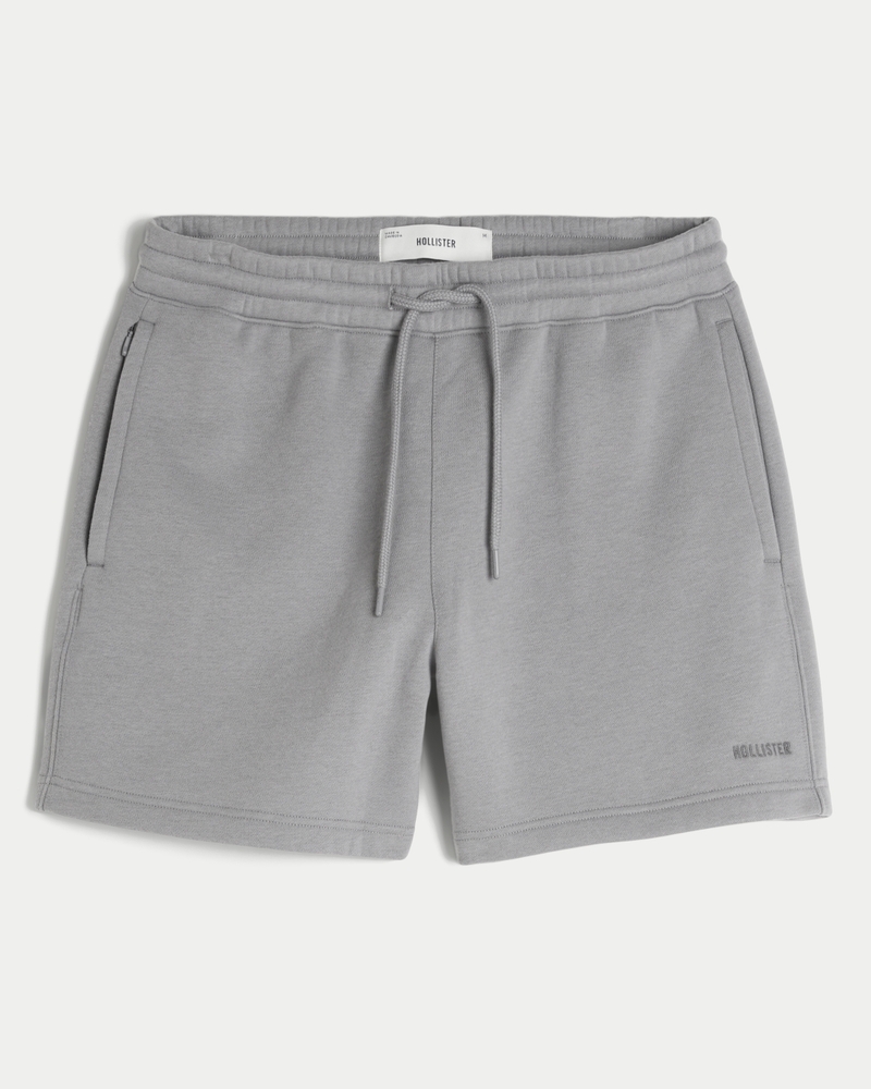 Hollister Feel Good Fleece Mid-Thigh Loose Shorts