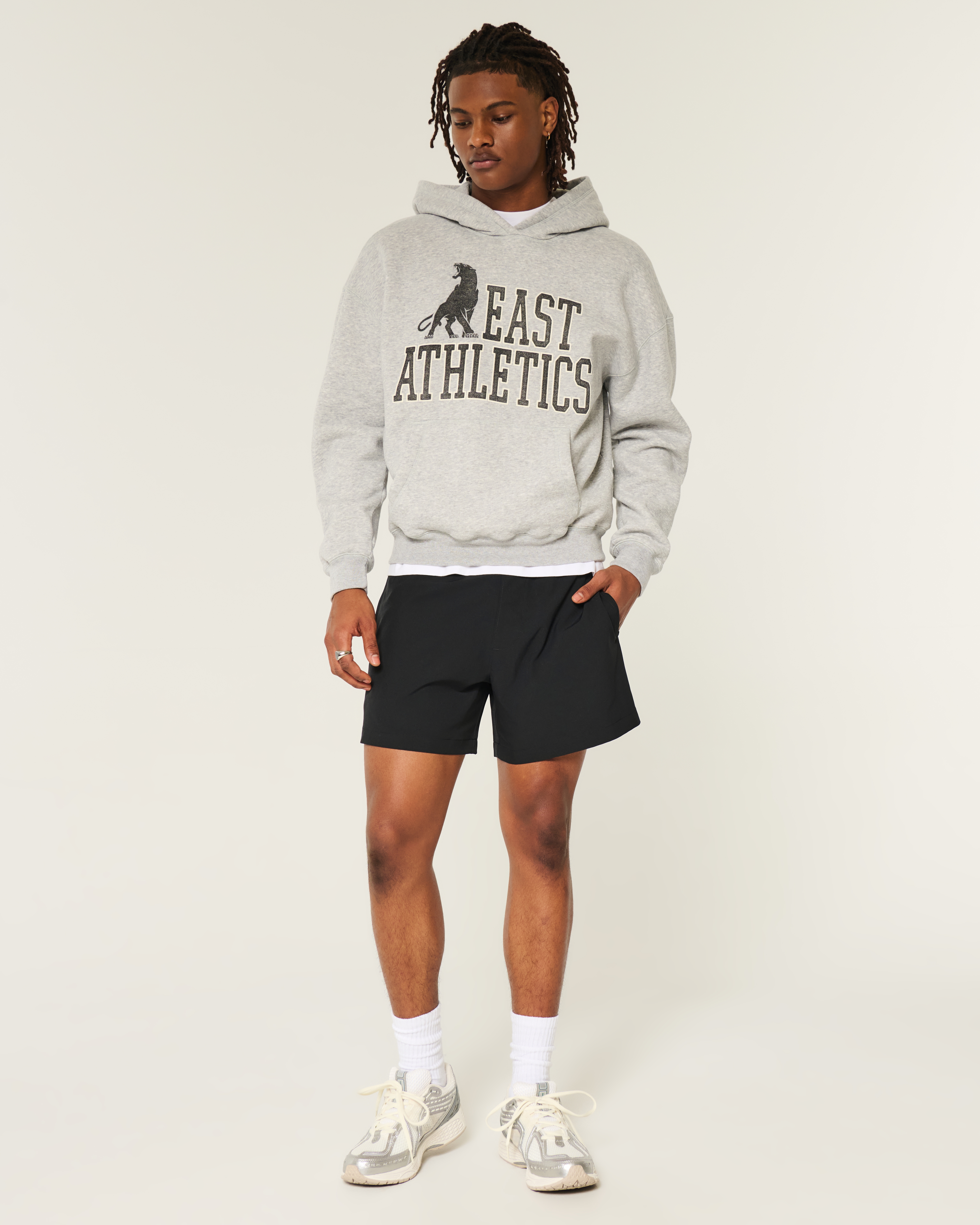 Mid-Thigh Hybrid Active Shorts