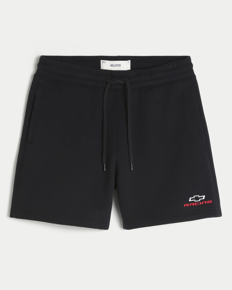 Hollister Feel Good Fleece Mid-Thigh Chevy Graphic Shorts