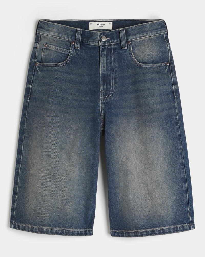 Medium Wash Half Pant Denim Shorts