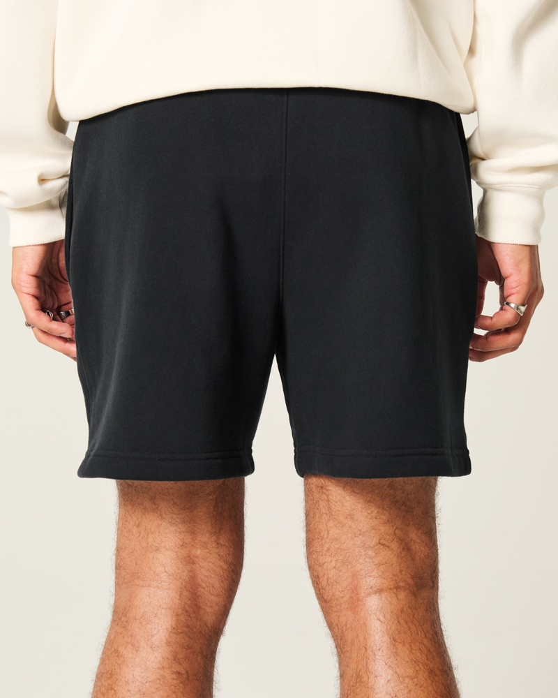 Mid-Thigh Loose Fleece Shorts