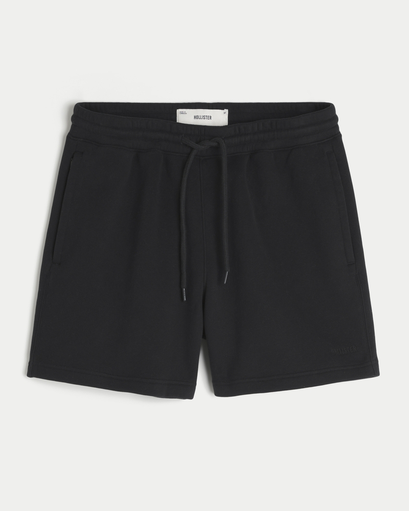 Mid-Thigh Loose Fleece Shorts