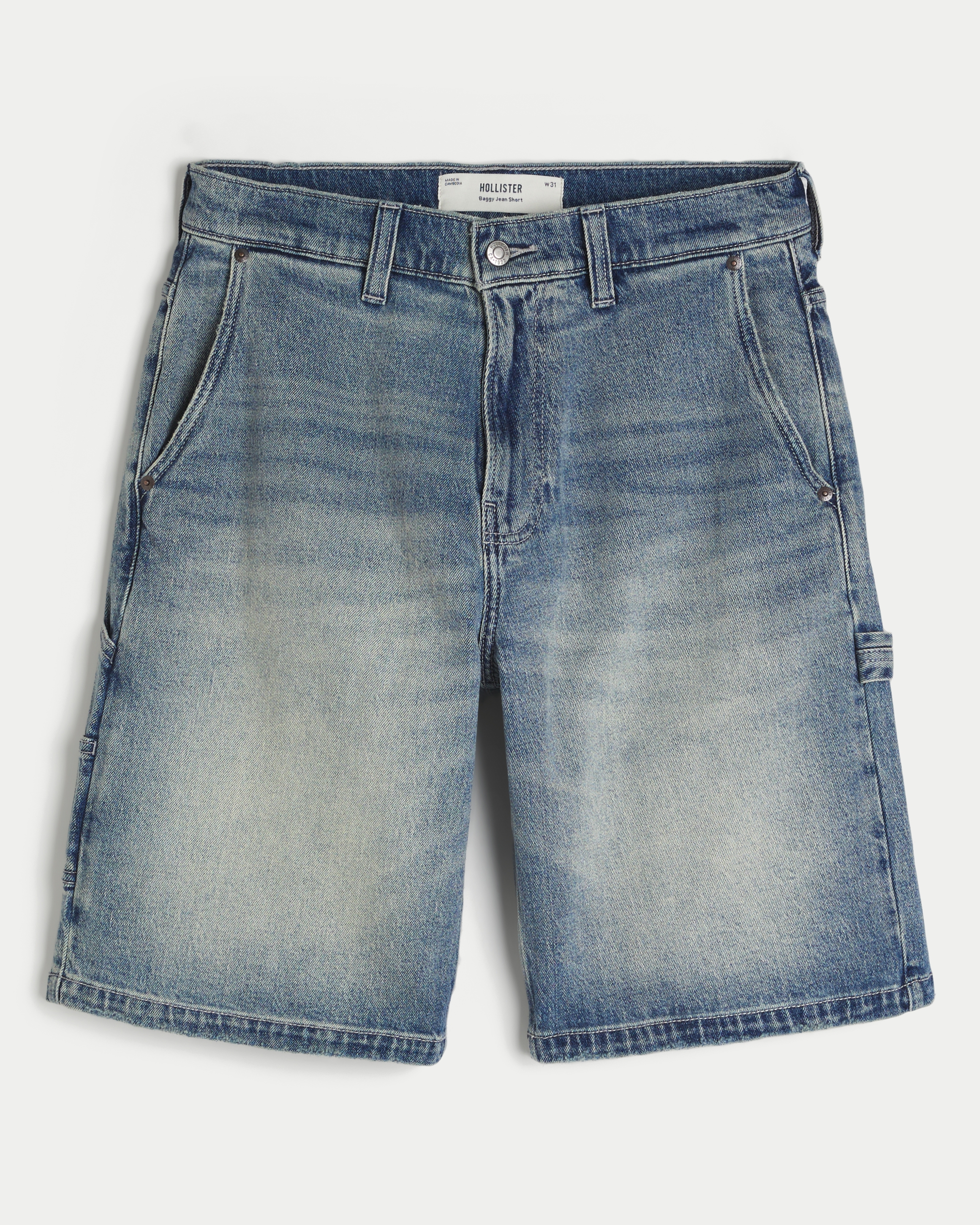 【希少】geeks BAGGY PAINTER DENIM SHORTS Men's Baggy Denim Painter Shorts | Men's Bottoms