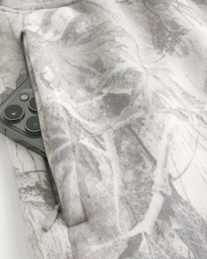 Product image for Mid Thigh Loose Fleece Shorts