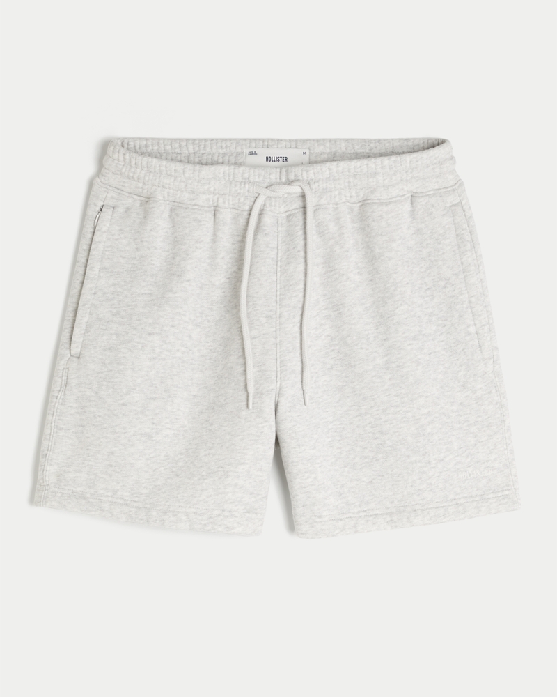 Mid-Thigh Loose Fleece Shorts