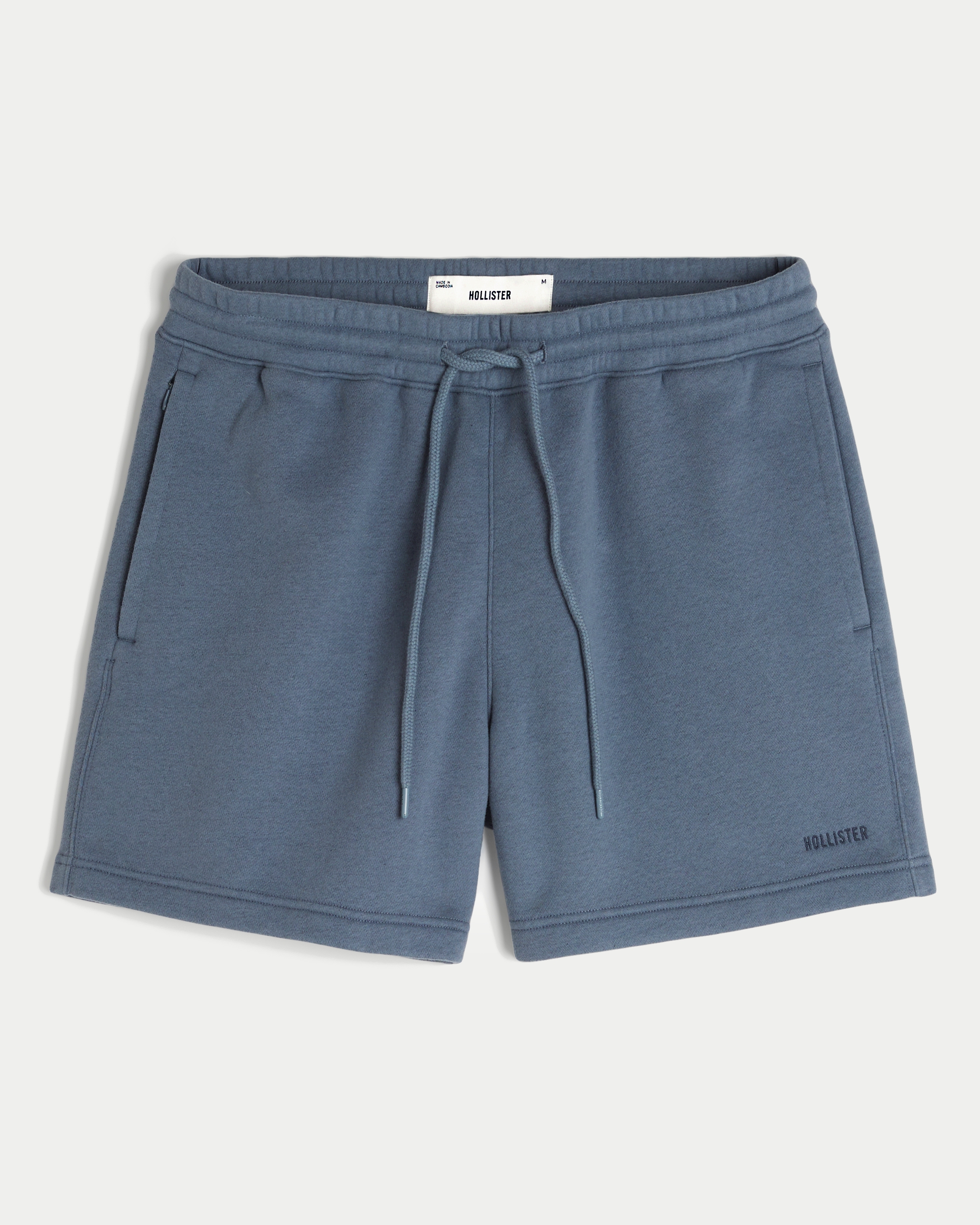 Mid-Thigh Loose Fleece Shorts