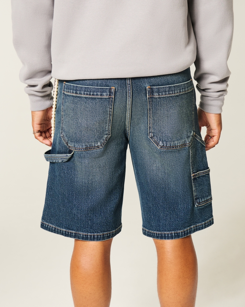 Baggy Denim Painter Shorts