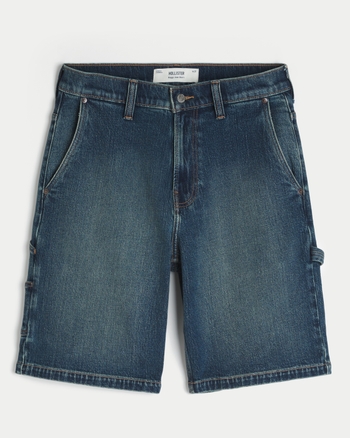 Baggy Denim Painter Shorts
