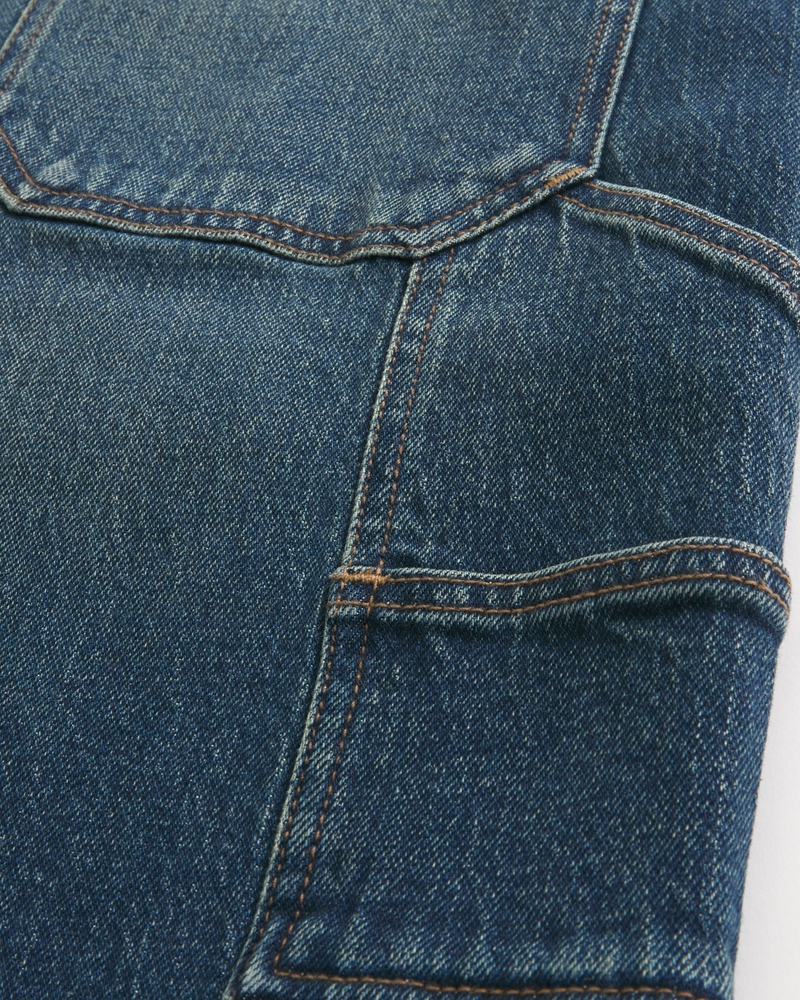 Baggy Denim Painter Shorts