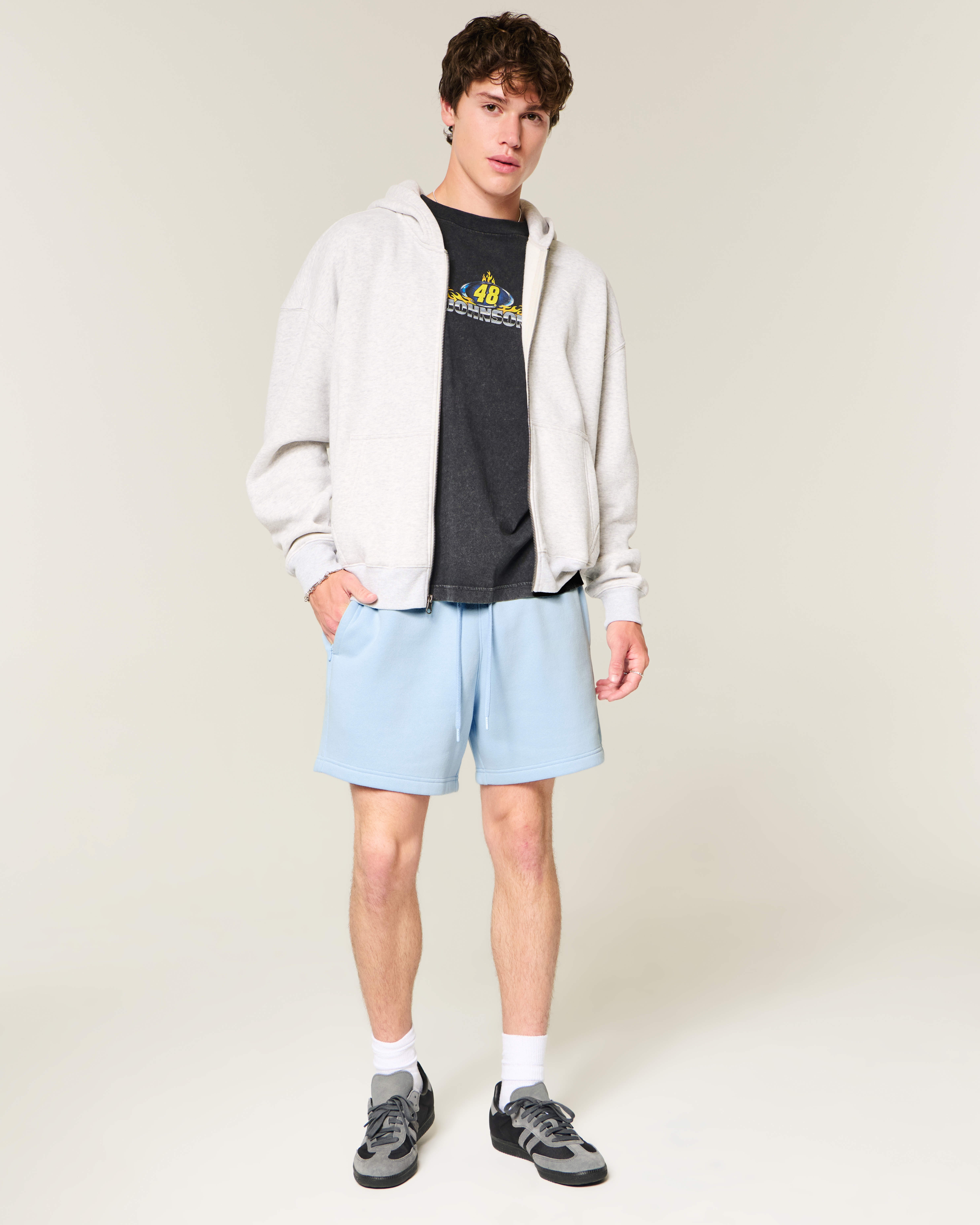 Above-the-Knee Fleece Shorts