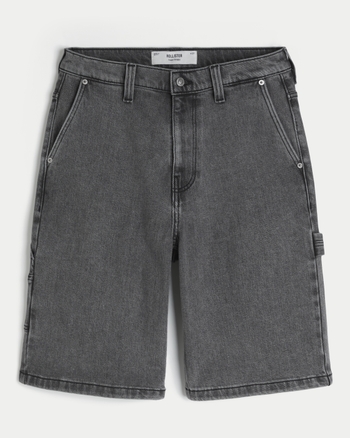 Men's Super Baggy Denim Painter Shorts | Men's Bottoms