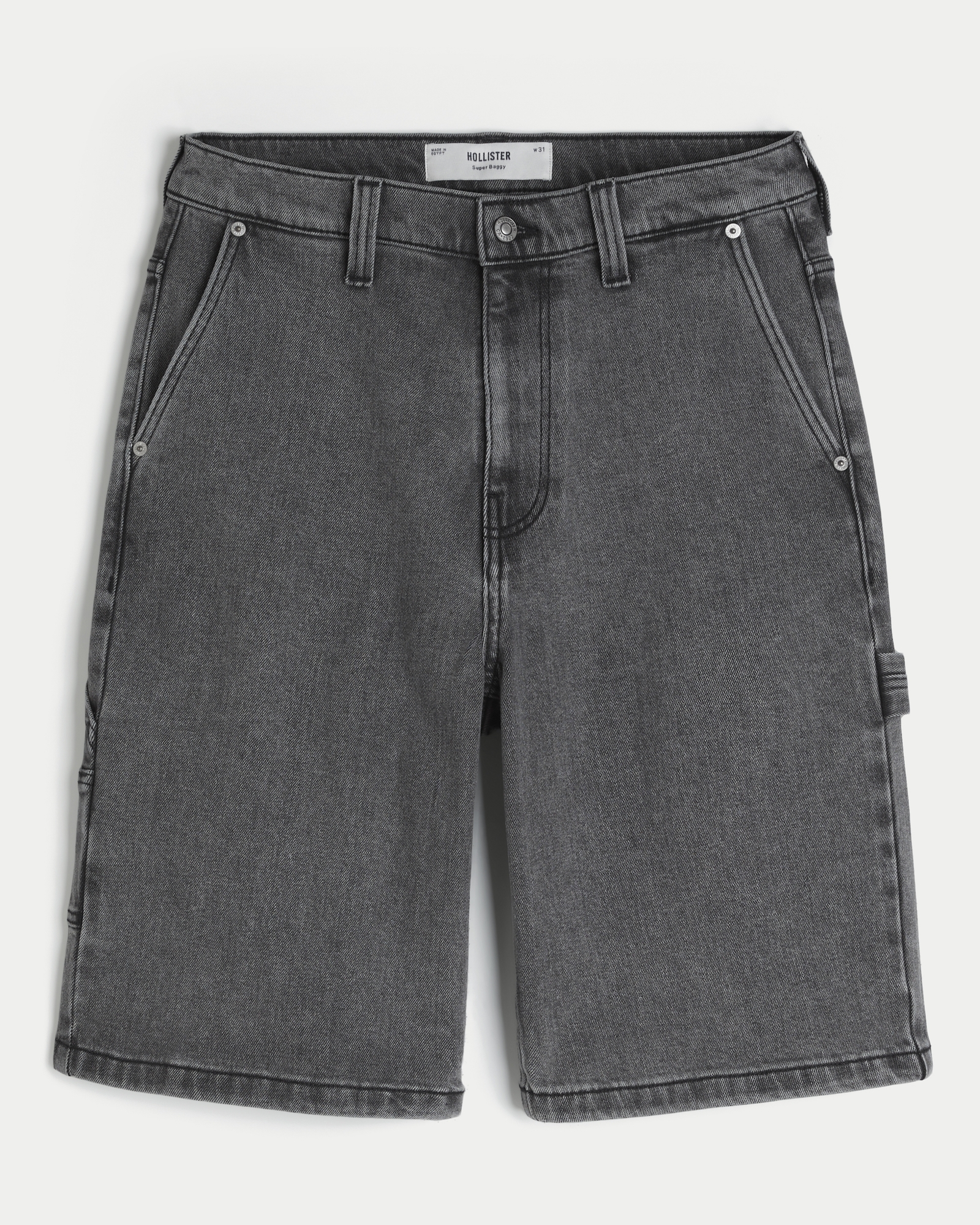 Men's Super Baggy Denim Painter Shorts | Men's Bottoms