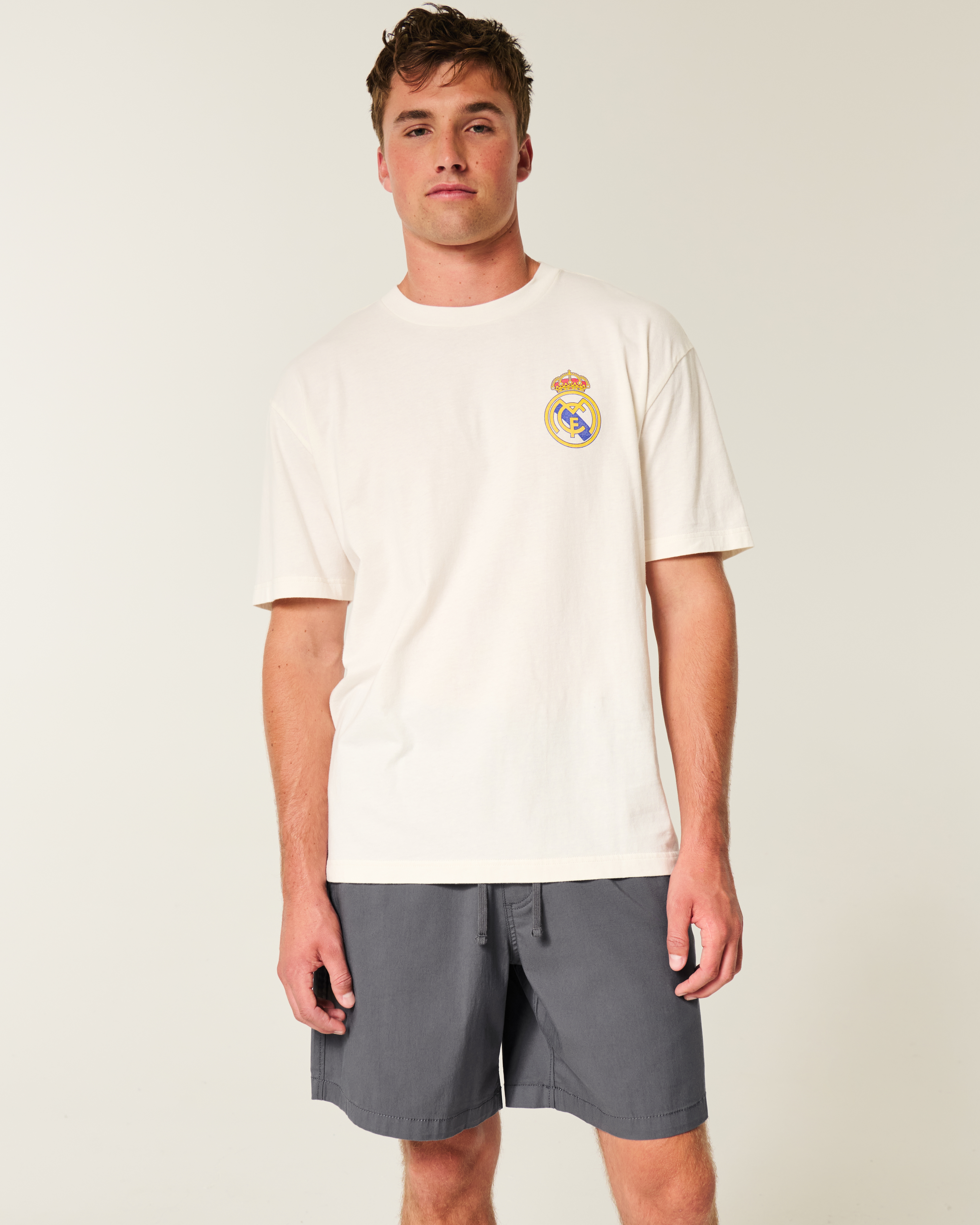 Above-the-Knee Twill Shorts