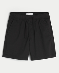 Above-the-Knee Twill Shorts