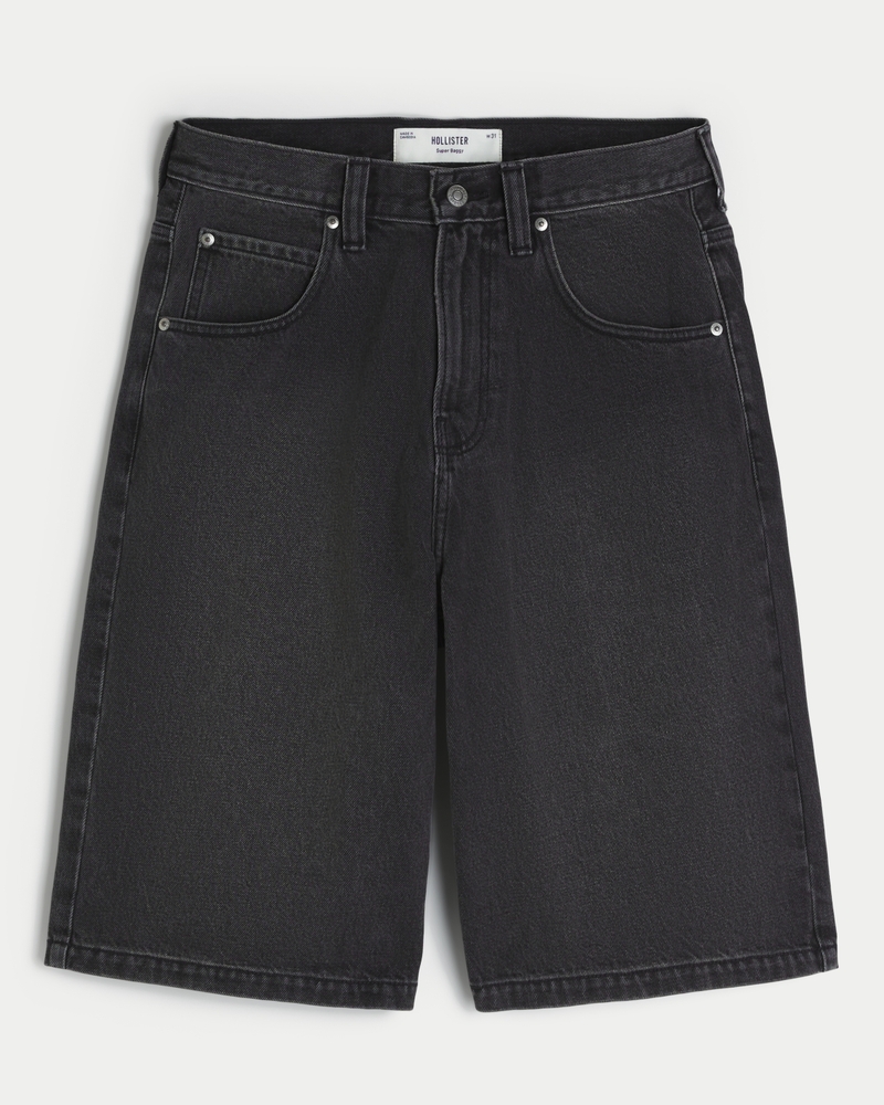 Men's Star Graphic Super Baggy Denim Shorts | Men's Bottoms