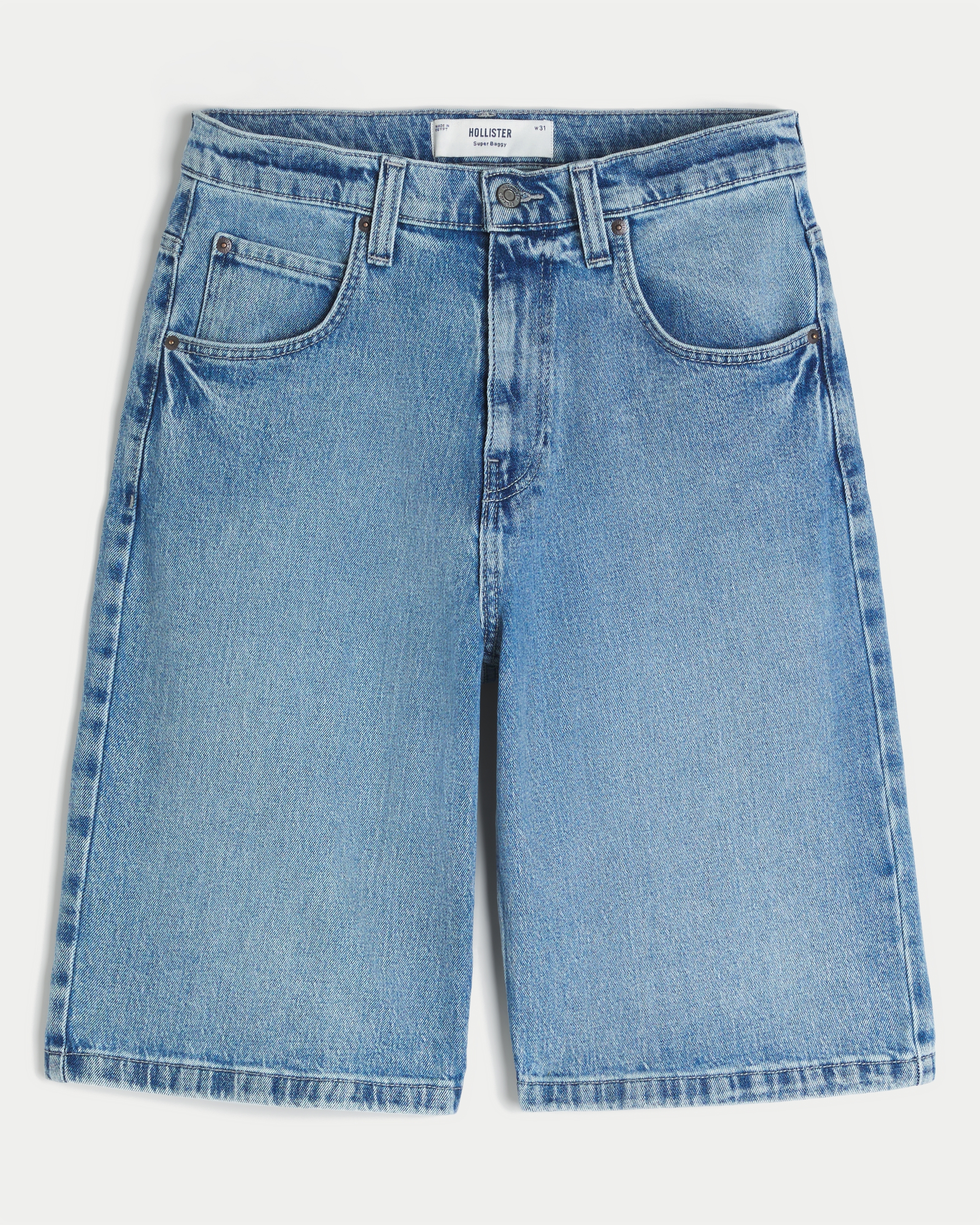 Men's Star Graphic Super Baggy Denim Shorts | Men's Bottoms