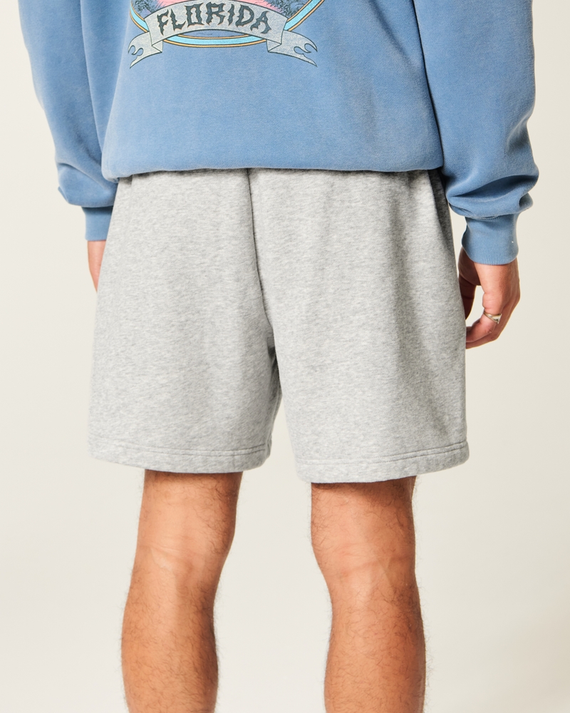 Above-the-Knee Baggy Fleece Shorts