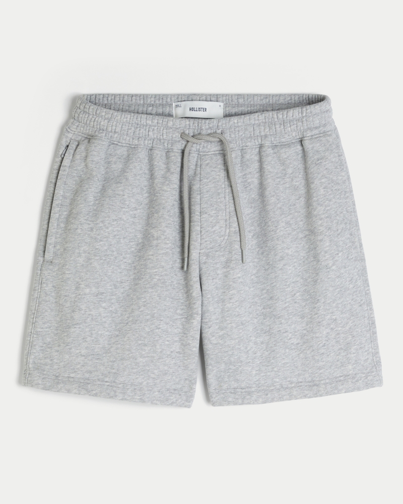 Above-the-Knee Baggy Fleece Shorts