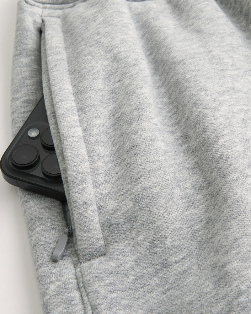 Above-the-Knee Baggy Fleece Shorts