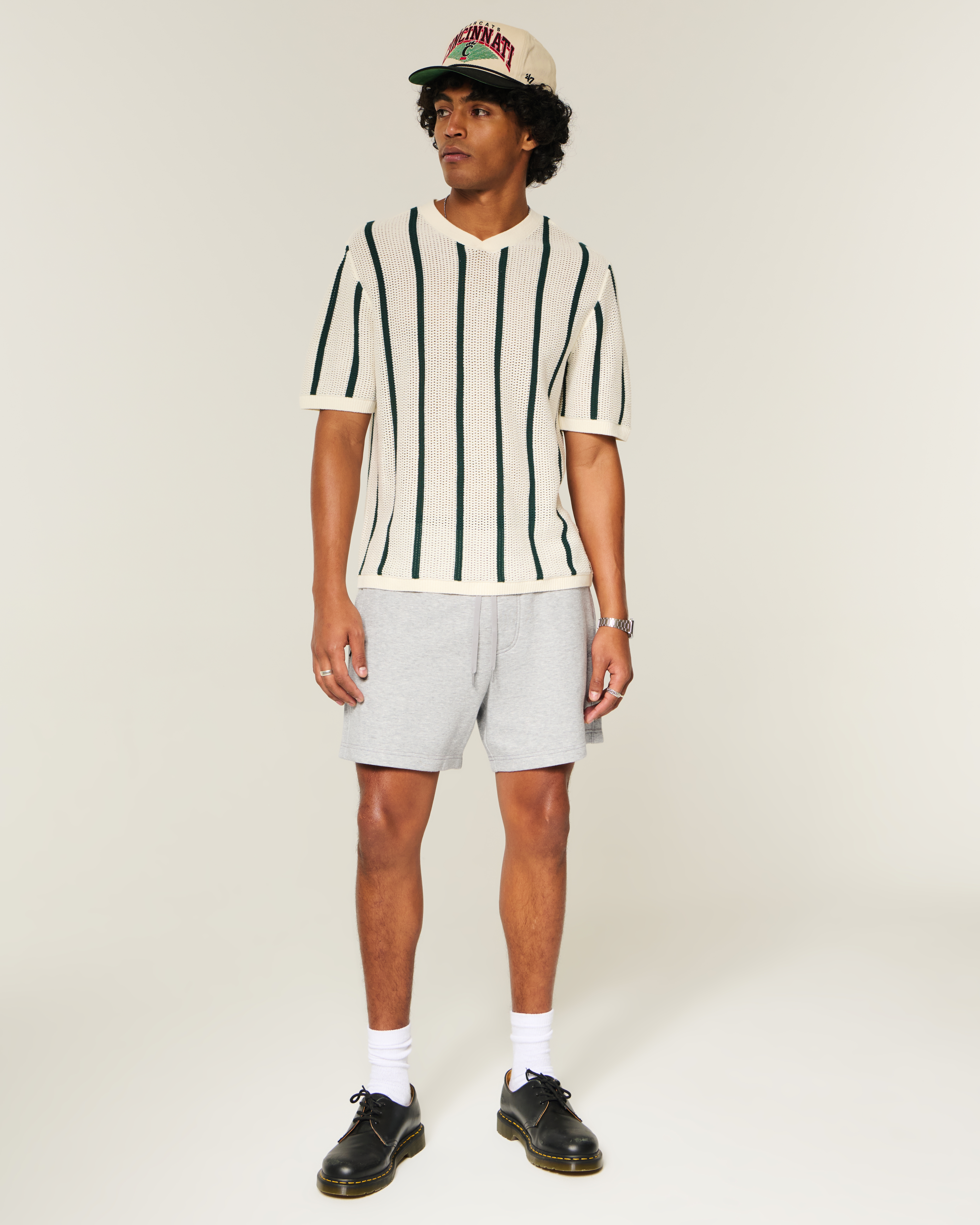 Mid-Thigh Cooling Fleece Shorts